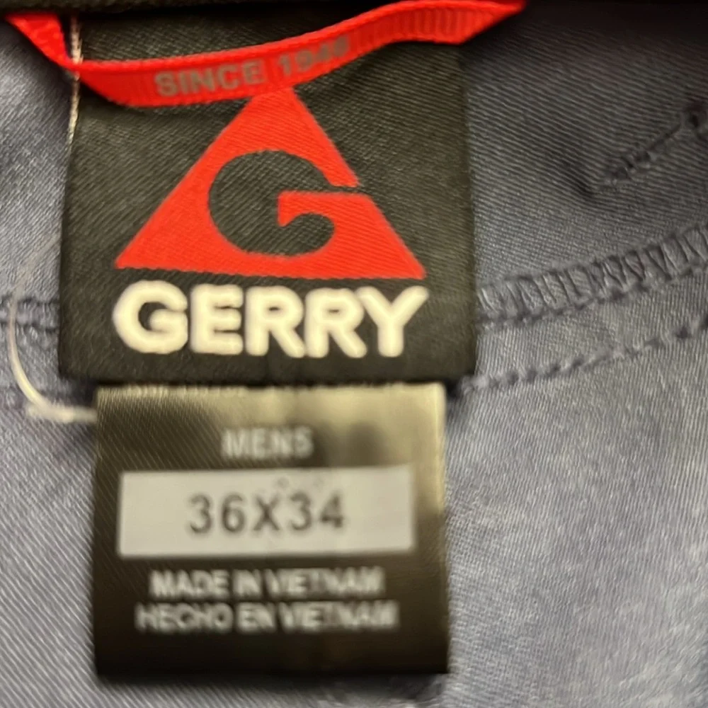Gerry blue golf pants.  Size 36. Length 34. Gently used. Excellent condition - Picture 2 of 9